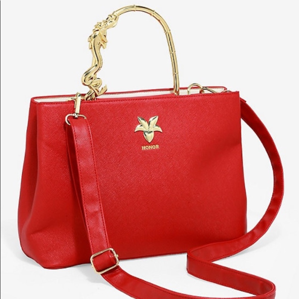 Loungefly Disney Mulan Mushu Honor Handbag